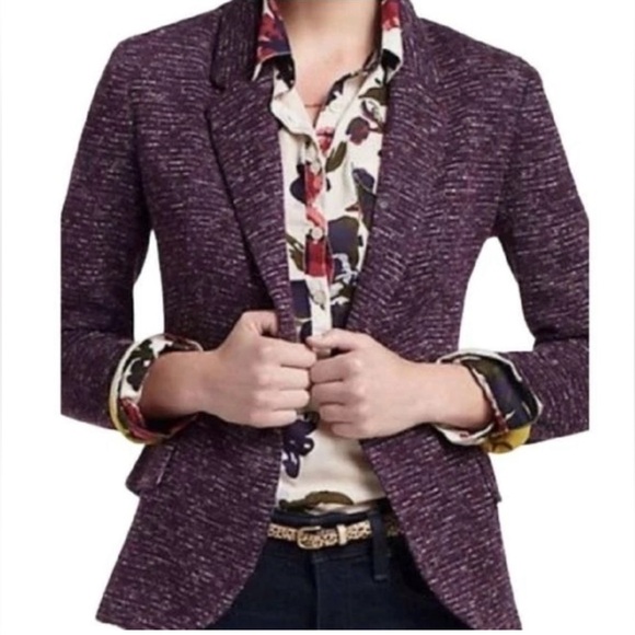 Cartonnier Anthropologie Blazer Jacket Purple - Picture 2 of 7